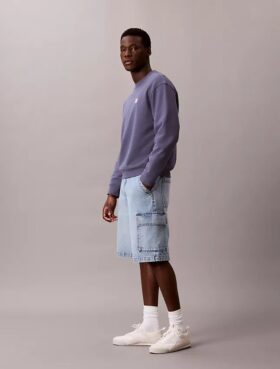 Calções cargo de Denim dos anos 90