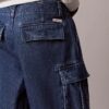 Calções cargo de Denim dos anos 90