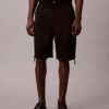 Calções cargo em sarja Cotton Stretch de algodão