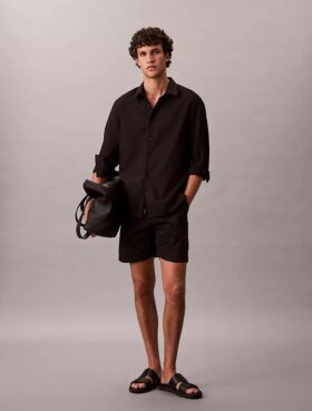 Calções de algodão elástico Cotton Stretch