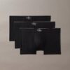 Calções de banho com monograma gráfico em algodão Cotton Stretch, embalagem de 3 unidades