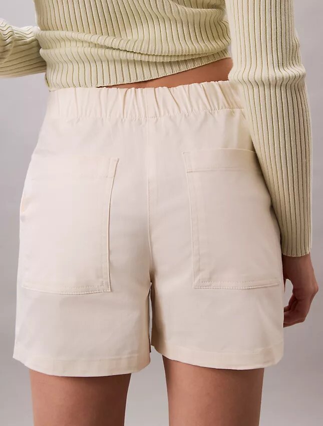 Calções de cetim de algodão Calções de cetim de algodão