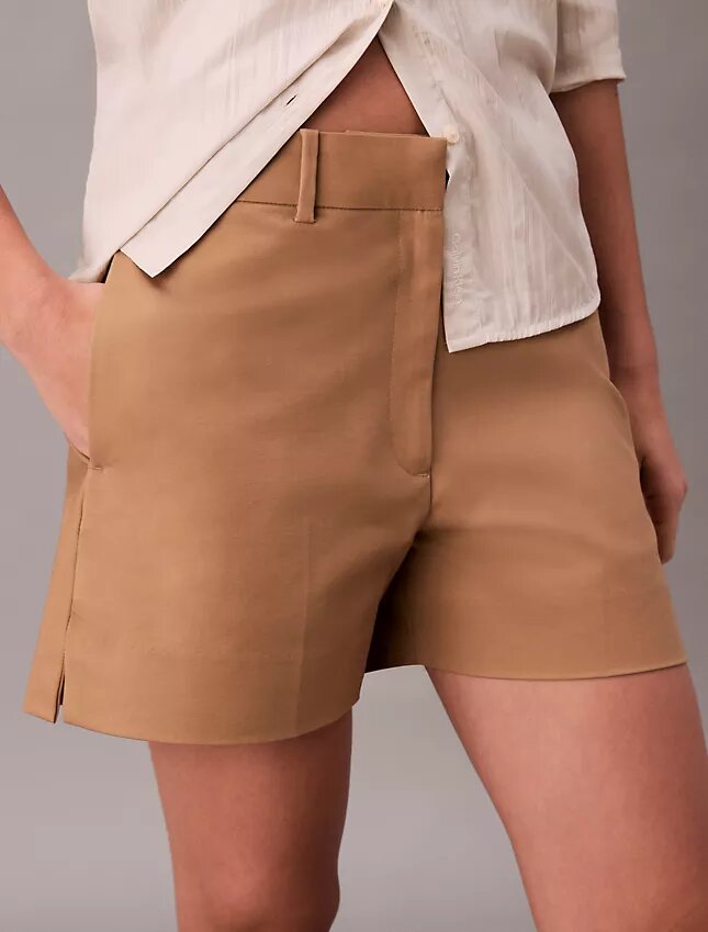 Calções de chino em algodão elástico Cotton Stretch Calções de chino em algodão elástico Cotton Stretch