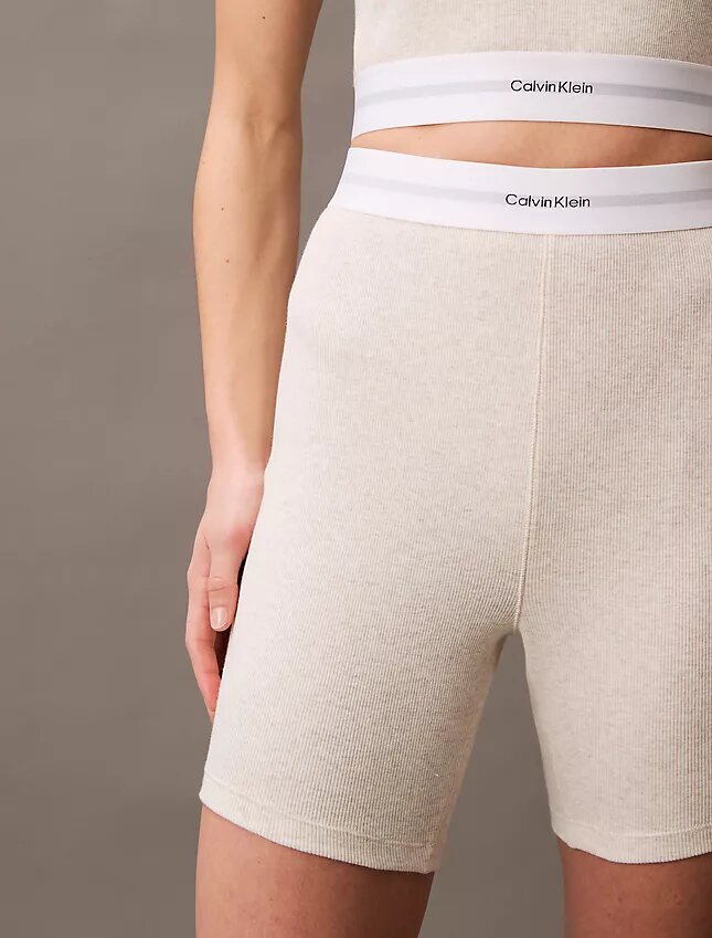 Calções de ciclismo em malha Cotton Stretch de algodão Calções de ciclismo em malha Cotton Stretch de algodão