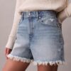 Calções de Denim de 7,6 cm dos anos 90