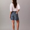 Calções de Denim dos anos 90 com 15 cm Calções de Denim dos anos 90 com 15 cm