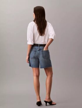 Calções de Denim dos anos 90 com 15 cm