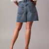 Calções de Denim dos anos 90 com 15 cm Calções de Denim dos anos 90 com 15 cm
