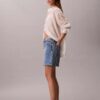 Calções de Denim em linha A