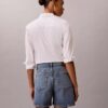 Calções de Denim em linha A