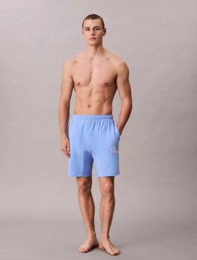 Calções de dormir Icon Cotton Stretch com Monólogo