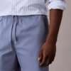 Calções de ganga Cotton Stretch de algodão