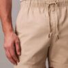 Calções de ganga Cotton Stretch de algodão Calções de ganga Cotton Stretch de algodão