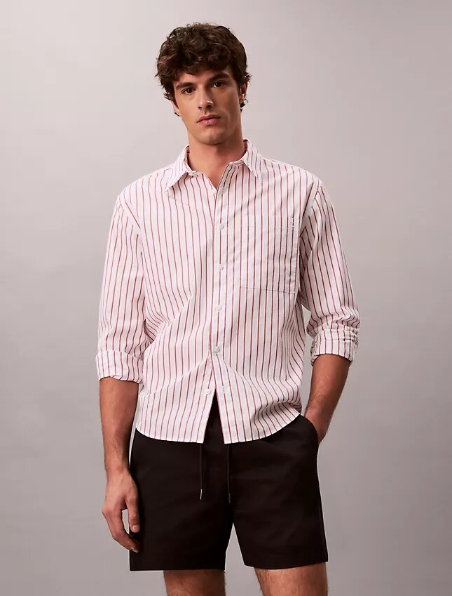 Calções de ganga Cotton Stretch de algodão Calções de ganga Cotton Stretch de algodão