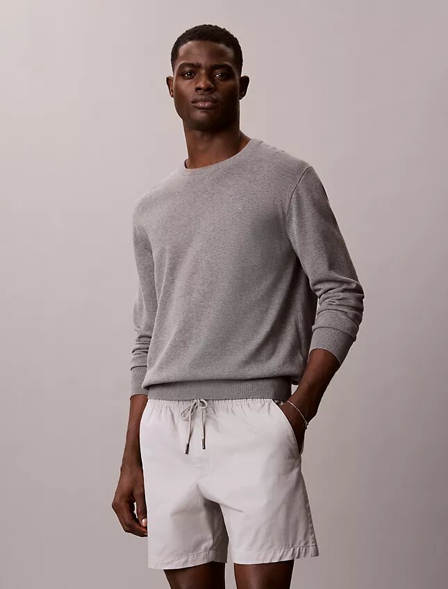 Calções de ganga Cotton Stretch de algodão Calções de ganga Cotton Stretch de algodão