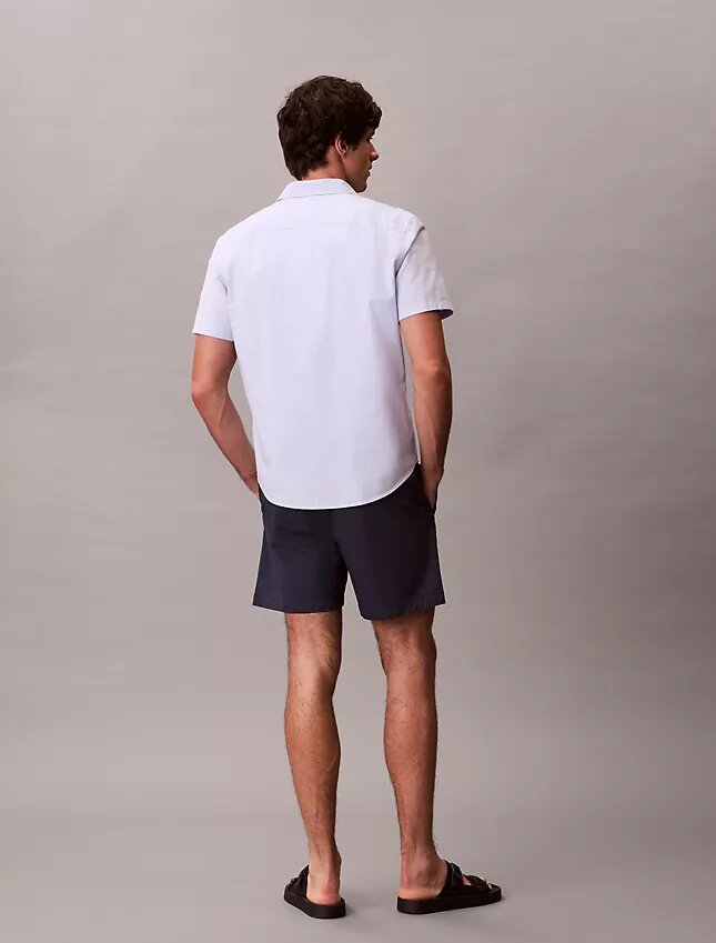 Calções de ganga Cotton Stretch de algodão Calções de ganga Cotton Stretch de algodão