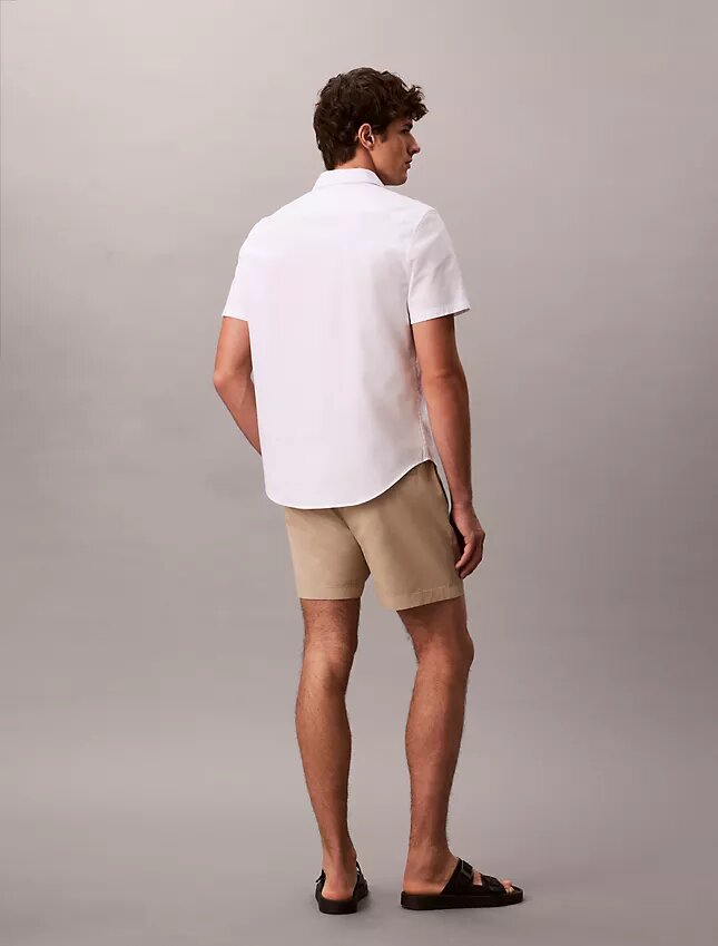 Calções de ganga Cotton Stretch de algodão Calções de ganga Cotton Stretch de algodão