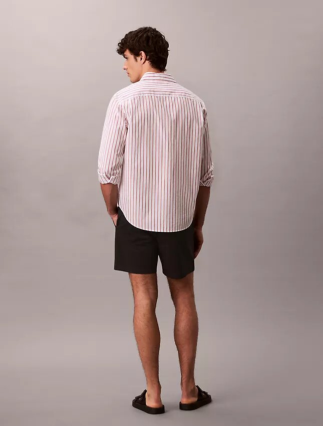 Calções de ganga Cotton Stretch de algodão Calções de ganga Cotton Stretch de algodão