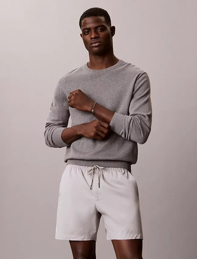 Calções de ganga Cotton Stretch de algodão Calções de ganga Cotton Stretch de algodão
