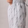 Calções de popeline de algodão estampados Calções de popeline de algodão estampados