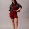 Calções de roupa modeladora Icon até meio da coxa
