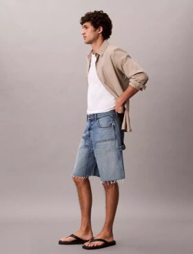 Calções utilitários de Denim dos anos 90
