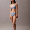 Calção de banho de Bikini com logótipo moderno Calção de banho de Bikini com logótipo moderno