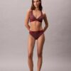 Calção de banho de Bikini com logótipo moderno Calção de banho de Bikini com logótipo moderno