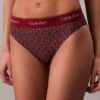 Calção de banho de Bikini com logótipo moderno Calção de banho de Bikini com logótipo moderno