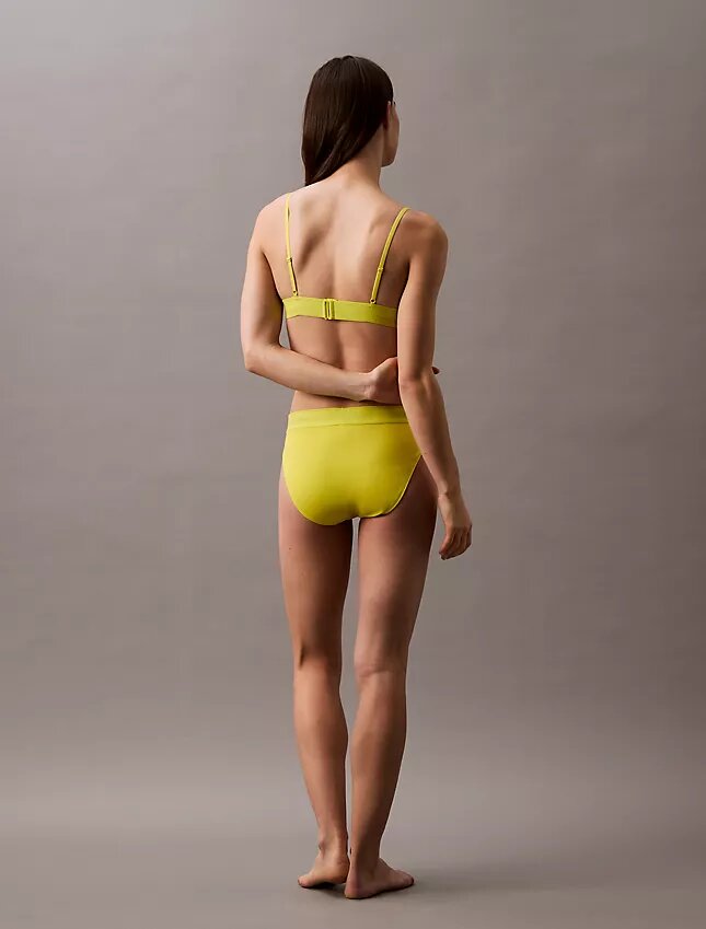 Calção de banho de Bikini com logótipo moderno Calção de banho de Bikini com logótipo moderno