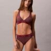 Calção de banho de Bikini com logótipo moderno Calção de banho de Bikini com logótipo moderno