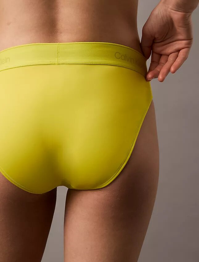 Calção de banho de Bikini com logótipo moderno Calção de banho de Bikini com logótipo moderno