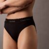 Calção de banho de Bikini com logótipo moderno Calção de banho de Bikini com logótipo moderno