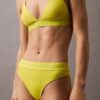 Calção de banho de Bikini com logótipo moderno Calção de banho de Bikini com logótipo moderno