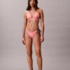 Calção de Bikini com monograma gráfico e atilhos laterais Calção de Bikini com monograma gráfico e atilhos laterais