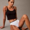 Calvin Klein 1996 Cotton Stretch Thong, Embalagem de 7 Unidades Calvin Klein 1996 Cotton Stretch Thong, Embalagem de 7 Unidades