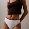 Calvin Klein 1996 Cotton Stretch Thong, Embalagem de 7 Unidades Calvin Klein 1996 Cotton Stretch Thong, Embalagem de 7 Unidades