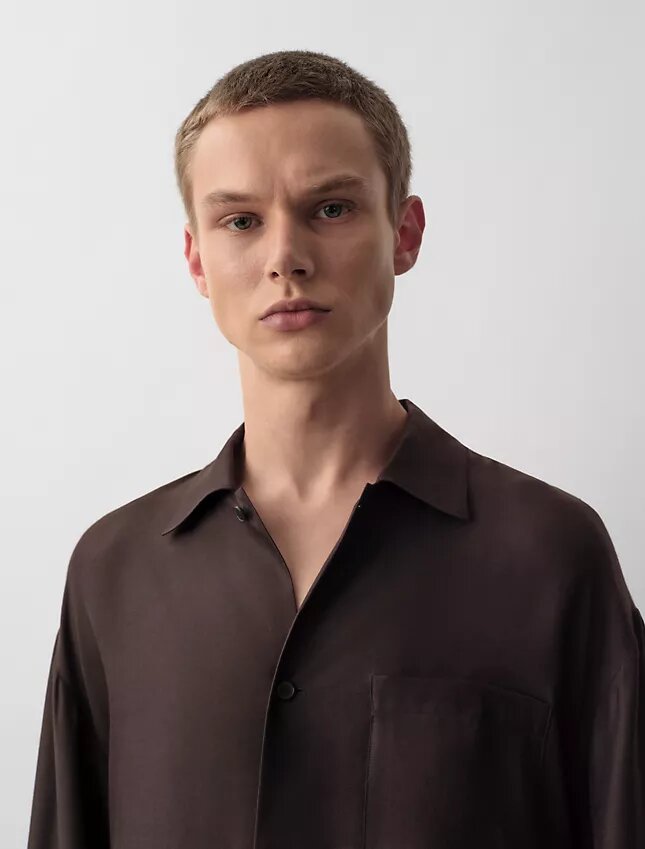 Camisa Atlas com botões Camisa Atlas com botões