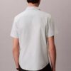 Camisa clássica de botões em Cotton Stretch