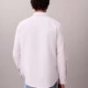 Camisa clássica de botões em oxford de algodão Cotton Stretch às riscas