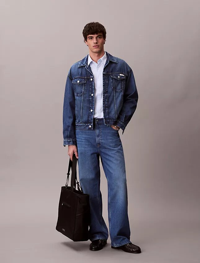 Camisa clássica de botões em oxford de algodão Cotton Stretch às riscas Camisa clássica de botões em oxford de algodão Cotton Stretch às riscas