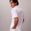 Camisa clássica de botões em seersucker liso Camisa clássica de botões em seersucker liso