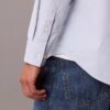 Camisa clássica de botões em tecido Oxford liso
