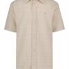 Camisa clássica de botões para meninos com riscas texturizadas Camisa clássica de botões para meninos com riscas texturizadas