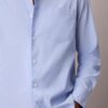 Camisa clássica de popeline lavado com botões Camisa clássica de popeline lavado com botões
