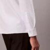 Camisa clássica lisa em seersucker Camisa clássica lisa em seersucker