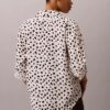 Camisa de botões com aba enrolada em Lyocell Camisa de botões com aba enrolada em Lyocell
