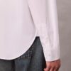 Camisa de botões com corte descontraído e logótipo gráfico em popeline