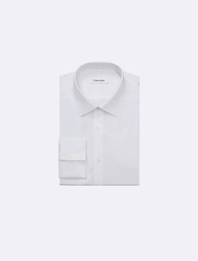Camisa de botões com corte justo e elástico Camisa de botões com corte justo e elástico