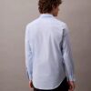 Camisa de botões com corte justo e elástico Camisa de botões com corte justo e elástico